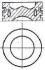 <strong>Поршень в комплекті на 1 циліндр, STD NURAL 87-432300-10 (фото 1)</strong>