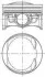 <strong>Поршень NURAL 87-435100-00 (фото 1)</strong>
