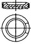 <strong>Поршень з кільцями VAG 81.00 1.8T 20V (вир-во) NURAL 87-502900-10 (фото 1)</strong>