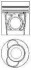 <strong>Поршень DAF 130.00 WS242M/268M/295M/315M NURAL 87-743400-50 (фото 1)</strong>