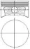<strong>Поршень з кільцями FORD 81.10 1.8 16V ZETEC (вир-во) NURAL 87-786507-00 (фото 1)</strong>