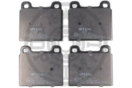 Гальмівні колодки дискові для Opel, Saab, Vauxhall, Volkswagen, Ford OPTIMAL BP-02110 фото товару