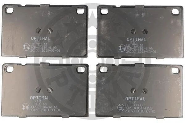 <strong>Гальмівні колодки дискові OPTIMAL BP-05301 (фото 1)</strong>