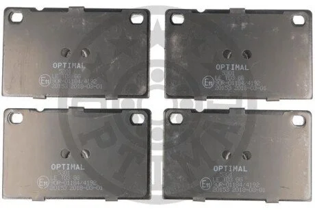 Гальмівні колодки дискові для OPTIMAL BP-05301 фото товару
