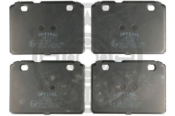 <strong>Гальмівні колодки дискові OPTIMAL BP-09151 (фото 1)</strong>