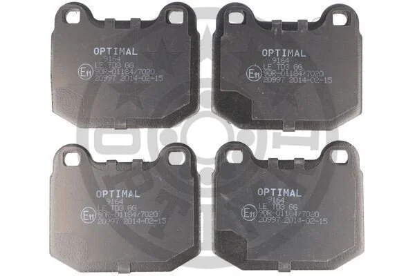 <strong>Гальмівні колодки дискові OPTIMAL BP-09164 (фото 1)</strong>