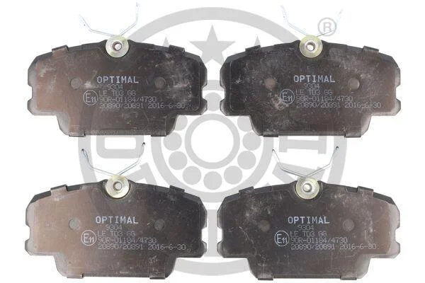 <strong>Гальмівні колодки дискові OPTIMAL BP-09304 (фото 1)</strong>