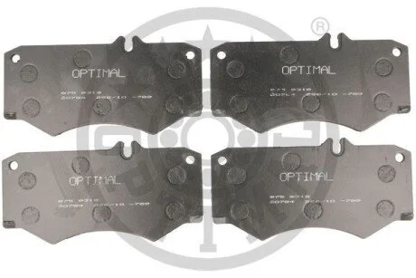Гальмівні колодки дискові для OPTIMAL BP-09318 фото товару