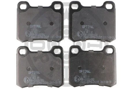 Гальмівні колодки дискові для OPTIMAL BP-09322 фото товару