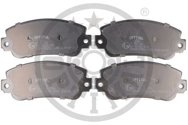<strong>Гальмівні колодки дискові OPTIMAL BP-09342 (фото 1)</strong>