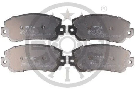 Гальмівні колодки дискові для Fiat, Alfa Romeo, Lancia, Abarth OPTIMAL BP-09342 фото товару