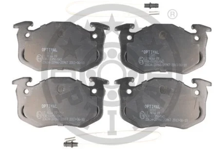 Гальмівні колодки дискові для Renault, Ford OPTIMAL BP-09397 фото товара