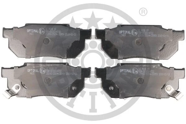 <strong>Гальмівні колодки дискові OPTIMAL BP-09401 (фото 1)</strong>