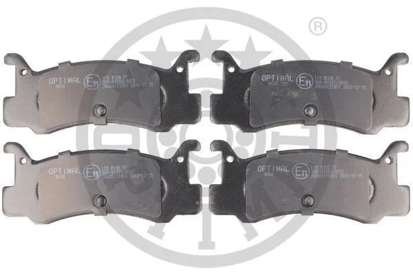 <strong>Гальмівні колодки дискові OPTIMAL BP-09438 (фото 1)</strong>