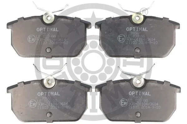 <strong>Гальмівні колодки дискові OPTIMAL BP-09460 (фото 1)</strong>