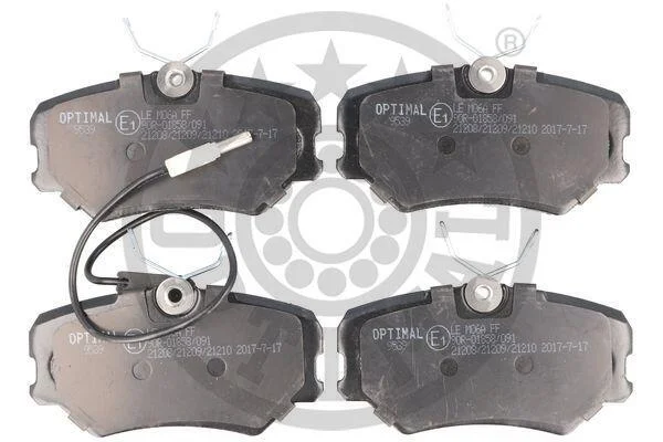 <strong>Гальмівні колодки дискові OPTIMAL BP-09539 (фото 1)</strong>