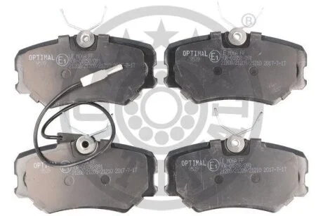 Гальмівні колодки дискові для OPTIMAL BP-09539 фото товару