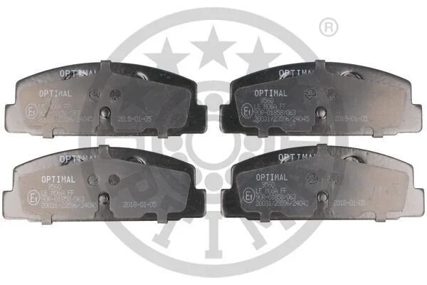 <strong>Гальмівні колодки дискові OPTIMAL BP-09560 (фото 1)</strong>