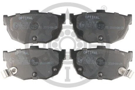 Гальмівні колодки дискові для OPTIMAL BP-09603 фото товару