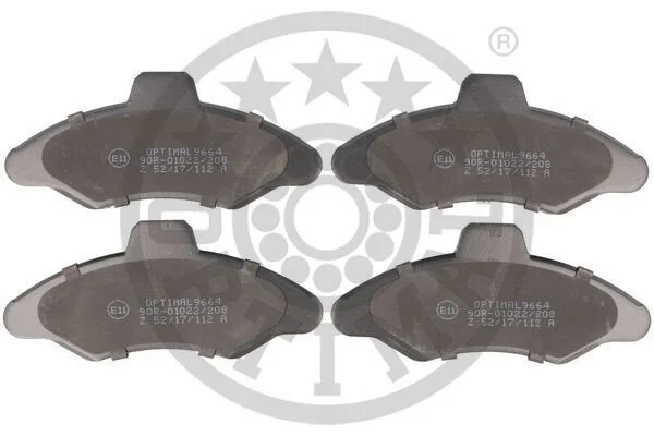 <strong>Гальмівні колодки дискові OPTIMAL BP-09664 (фото 1)</strong>