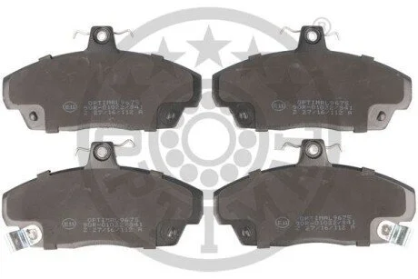 Гальмівні колодки дискові для OPTIMAL BP-09675 фото товару