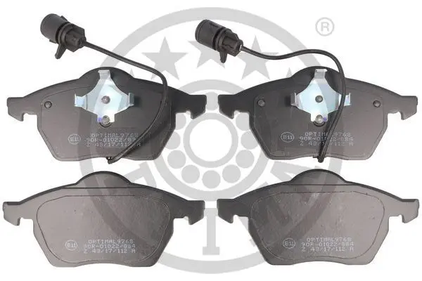<strong>Гальмівні колодки дискові OPTIMAL BP-09768 (фото 1)</strong>
