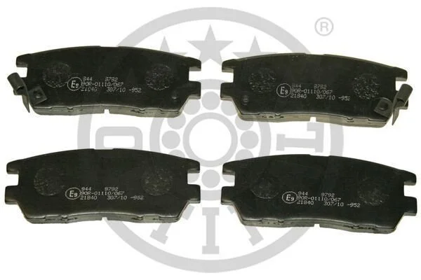 <strong>Гальмівні колодки дискові OPTIMAL BP-09792 (фото 1)</strong>