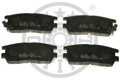Гальмівні колодки дискові для OPTIMAL BP-09792 фото товару