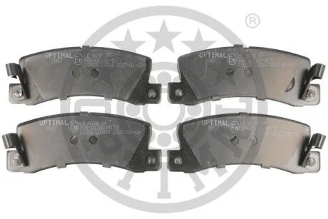 Гальмівні колодки дискові для Toyota, Lexus, Aston Martin OPTIMAL BP-09807 фото товару