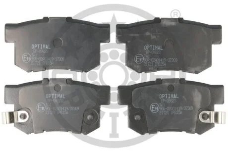 Гальмівні колодки дискові для OPTIMAL BP-09823 фото товару