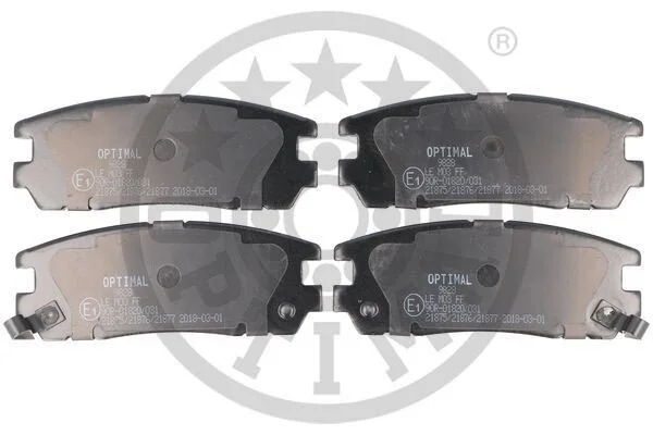 <strong>Гальмівні колодки дискові OPTIMAL BP-09828 (фото 1)</strong>