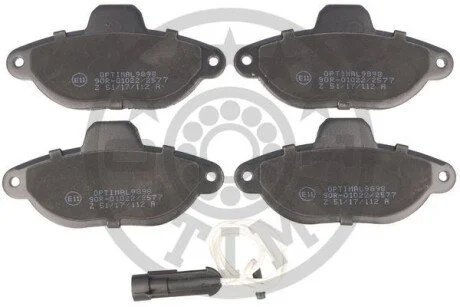 Гальмівні колодки дискові для OPTIMAL BP-09898 фото товару