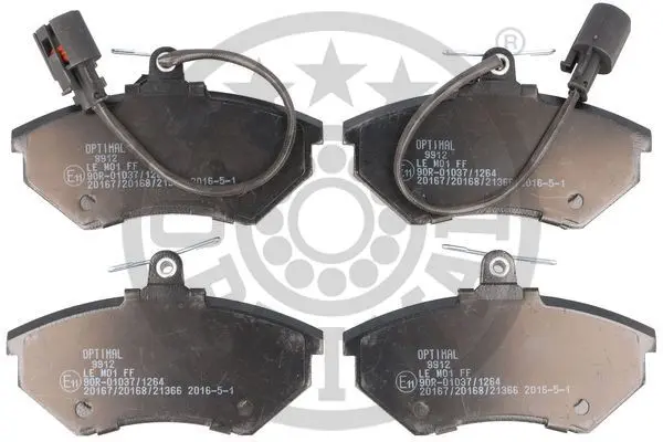 <strong>Гальмівні колодки дискові OPTIMAL BP-09912 (фото 1)</strong>
