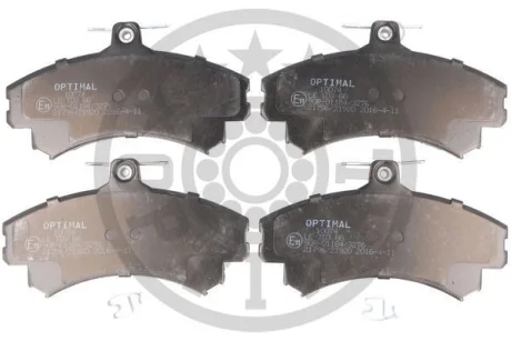 Гальмівні колодки дискові для OPTIMAL BP-10074 фото товару