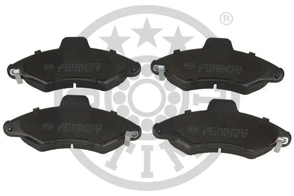 <strong>Гальмівні колодки дискові OPTIMAL BP-10207 (фото 1)</strong>