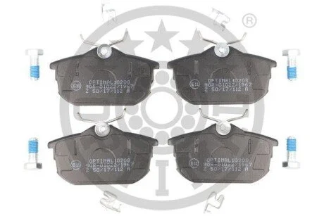 Гальмівні колодки дискові для OPTIMAL BP-10208 фото товару