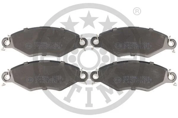 <strong>Гальмівні колодки дискові OPTIMAL BP-10316 (фото 1)</strong>