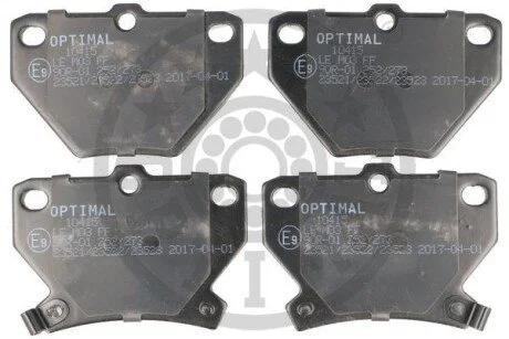 Гальмівні колодки дискові для Toyota OPTIMAL BP-10415 фото товару