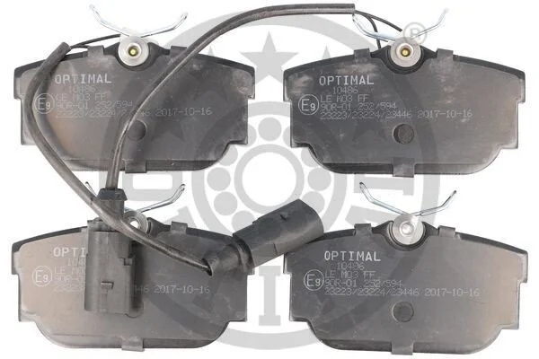 <strong>Гальмівні колодки дискові OPTIMAL BP-10486 (фото 1)</strong>