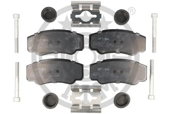 <strong>Гальмівні колодки дискові OPTIMAL BP-12029 (фото 1)</strong>