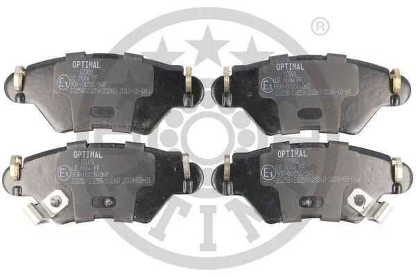 <strong>Гальмівні колодки дискові OPTIMAL BP-12081 (фото 1)</strong>
