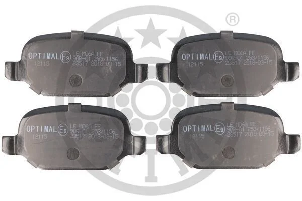 <strong>Гальмівні колодки дискові OPTIMAL BP-12115 (фото 1)</strong>