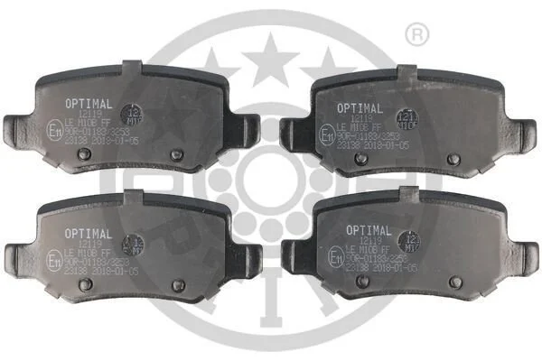 <strong>Гальмівні колодки дискові OPTIMAL BP-12119 (фото 1)</strong>