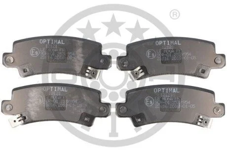 Гальмівні колодки дискові для Toyota OPTIMAL BP-12121 фото товару