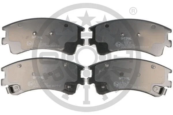 <strong>Гальмівні колодки дискові OPTIMAL BP-12163 (фото 1)</strong>