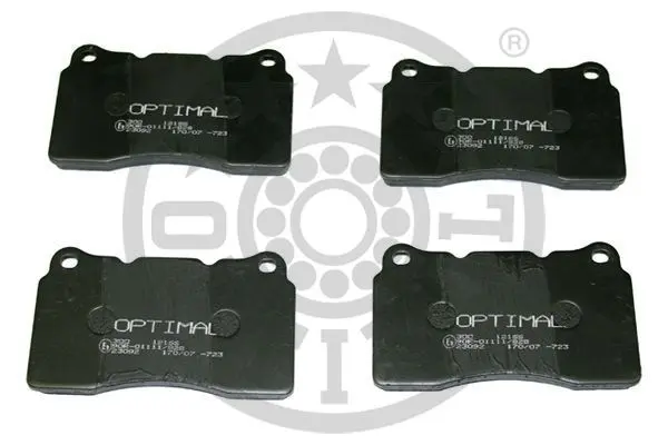 <strong>Гальмівні колодки дискові OPTIMAL BP-12166 (фото 1)</strong>