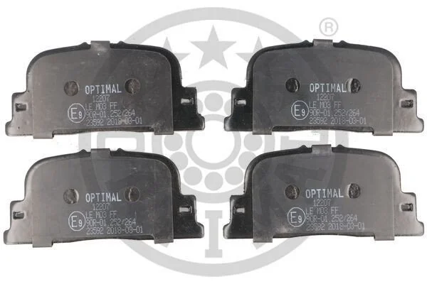 <strong>Гальмівні колодки дискові OPTIMAL BP-12207 (фото 1)</strong>