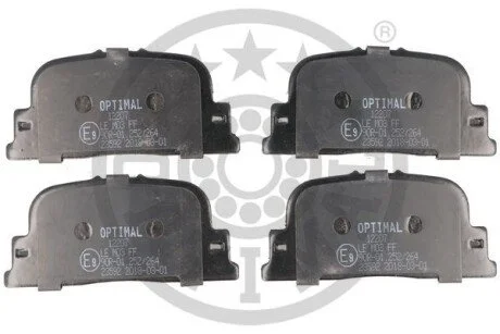 Гальмівні колодки дискові для Toyota, BYD, Geely, Lifan OPTIMAL BP-12207 фото товару