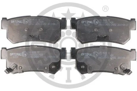 Гальмівні колодки дискові для OPTIMAL BP-12209 фото товару