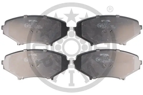<strong>Гальмівні колодки дискові OPTIMAL BP-12237 (фото 1)</strong>